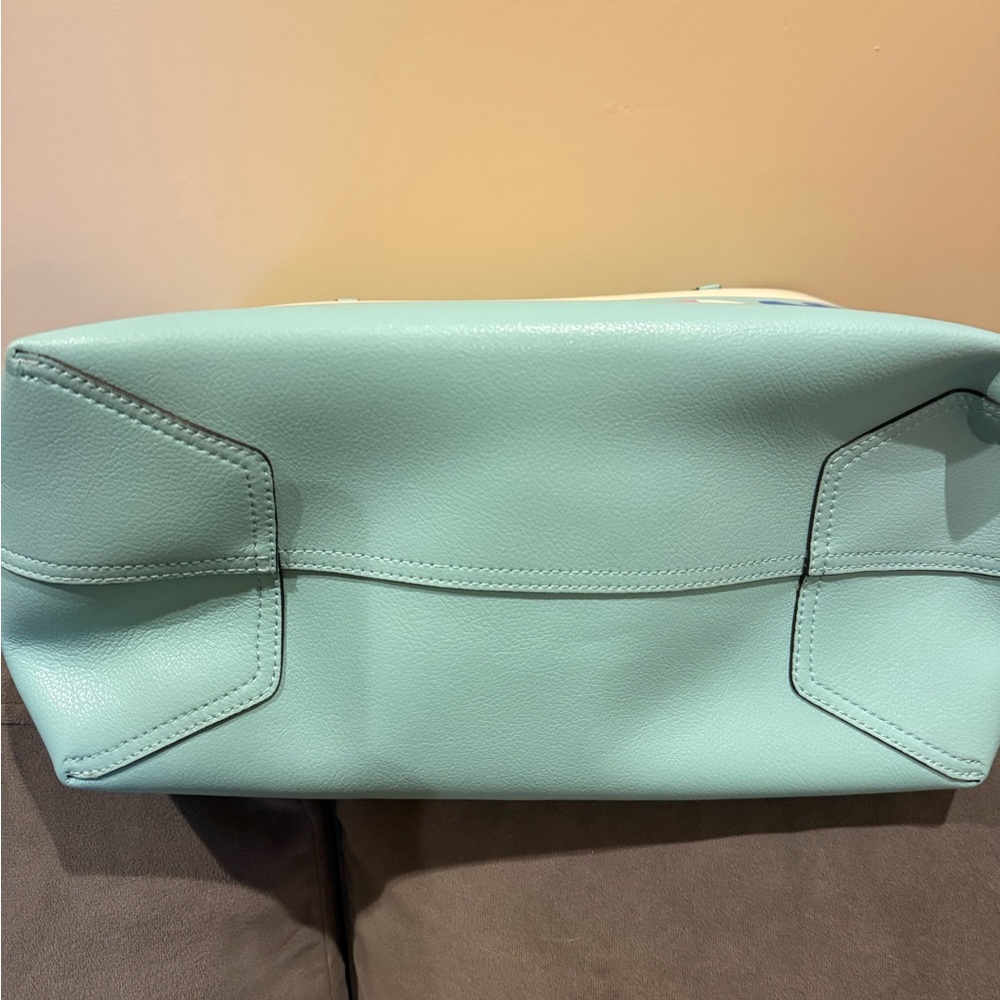 Kate Spade Aqua and White Float On Tote - Picture 2 of 3